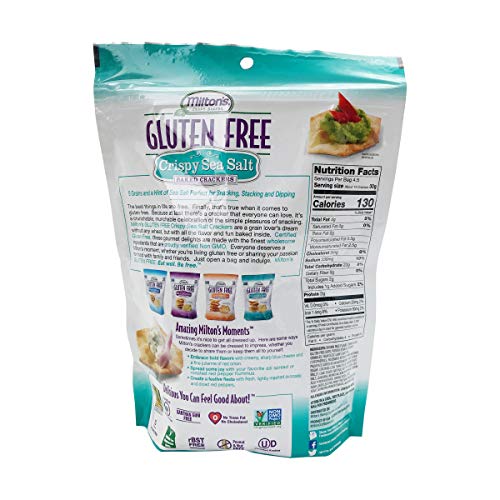 Miltons Craft Bakers Baked Crackers, Sea Salt, 4.5 Oz