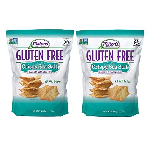 Miltons Gluten Free Crackers Crispy Sea Salt. Crispy And Glut