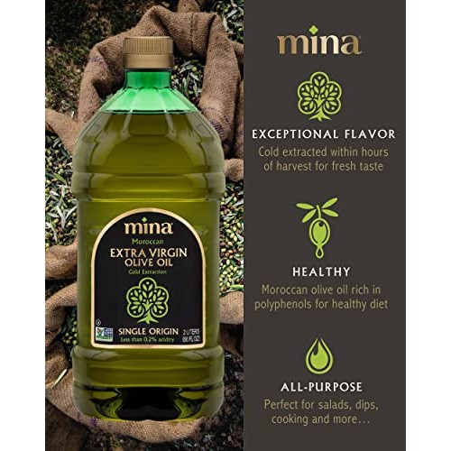 Mina Extra Virgin Olive Oil, Single Origin, Cold Extracted, Moro