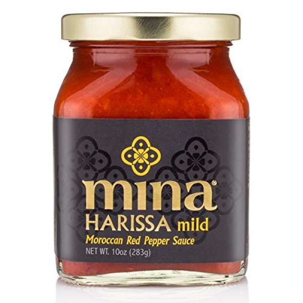 Mina Harissa Mild Moroccan Red Pepper Sauce, 10 Ounce