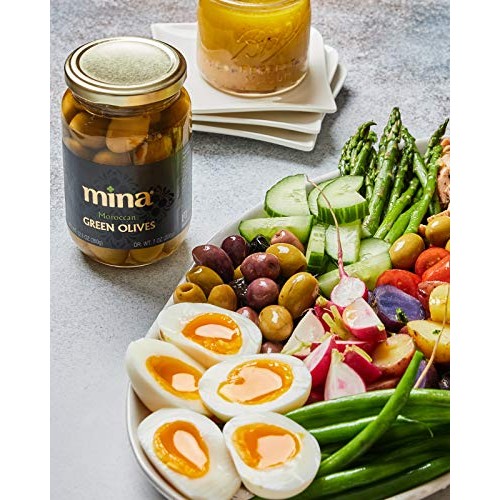 Mina Green Olives, Premium Handpicked And Naturally Cured - Glut