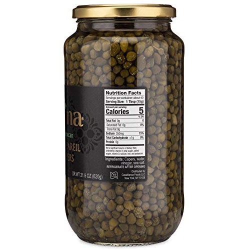 Mina Non Pareil Capers - 33.5 Oz - The Perfect Mediterranean Sea
