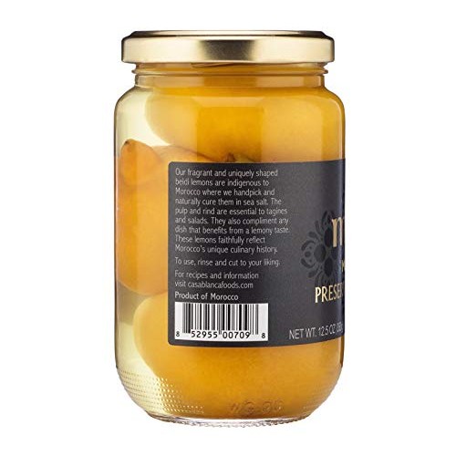 Mina Preserved Lemons, Authentic Moroccan Preserved Beldi Lemons