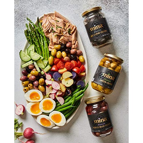 Mina Purple Beldi Olives, Premium Handpicked And Naturally Cured