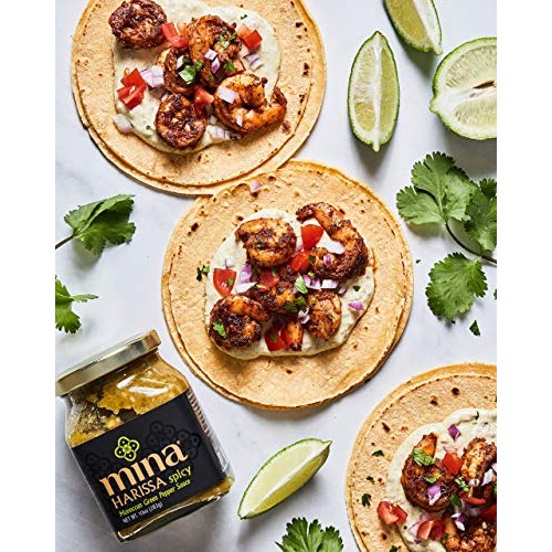 Mina, Sauce Harissa Spicy Green Pepper, 10 Ounce