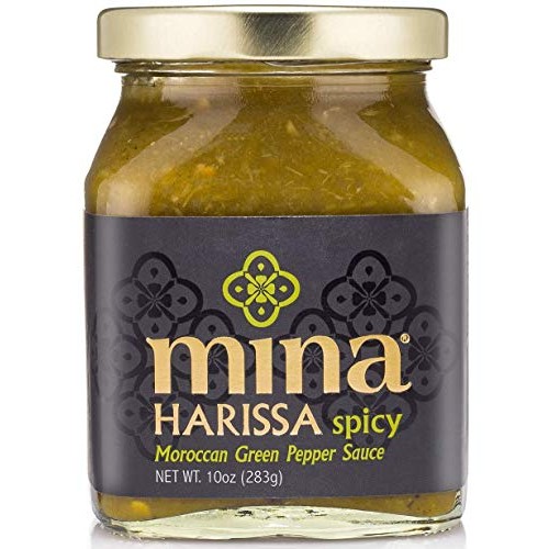 Mina, Sauce Harissa Spicy Green Pepper, 10 Ounce
