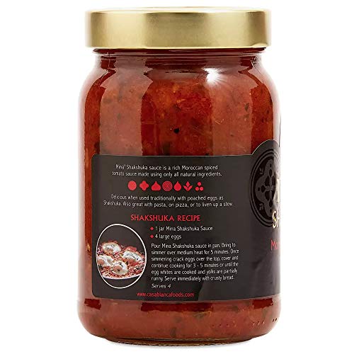 Mina Shakshuka Sauce, Moroccan Tomato Sauce, No Sugar Added, Ket