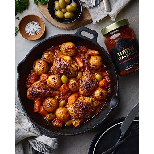 Mina Shakshuka Sauce, Moroccan Tomato Sauce, No Sugar Added, Ket