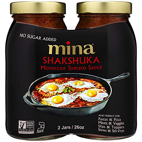 Mina Shakshuka Tomato Sauce, Savory Marinara Sauce Crafted With