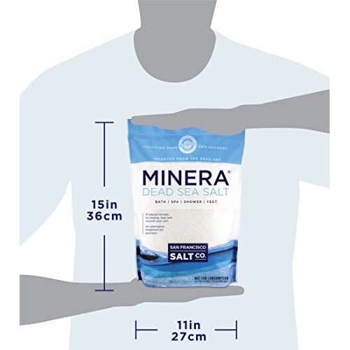 Minera Dead Sea Salt - 10 Lb. Fine Grain Bulk Bag