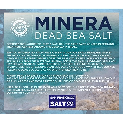 Minera Dead Sea Salt - 10 Lb. Fine Grain Bulk Bag