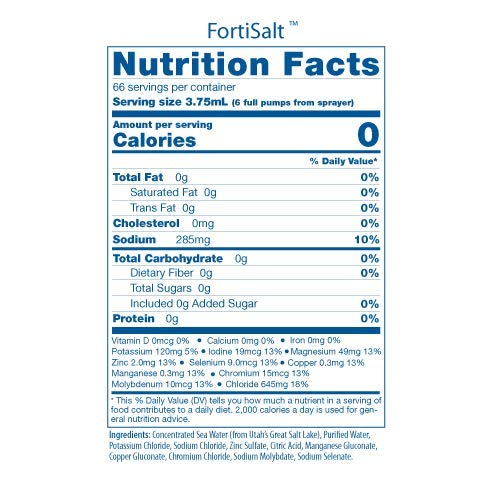 Andersons New Fortisalt Seasoning Gourmet Salt Substitute, Awar