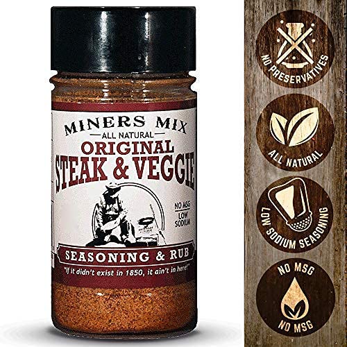 Miners Mix - Steak And Veggie All Purpose 100% Natural Dry Rub S