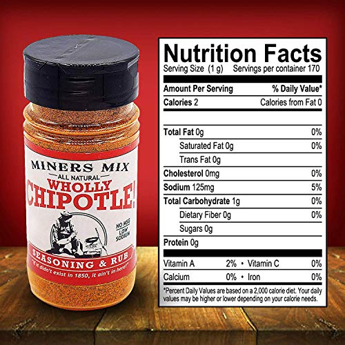 Miners Mix Wholly Chipotle Handcrafted Gourmet Bbq Rub. A First