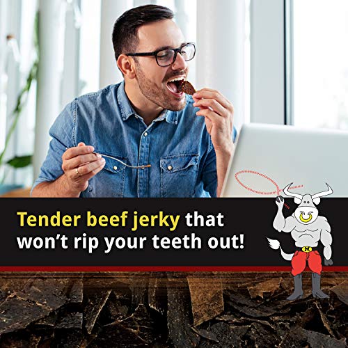 Mingua Hot Beef Jerky With Red Peppers - Nitrite-Free Spicy Beef