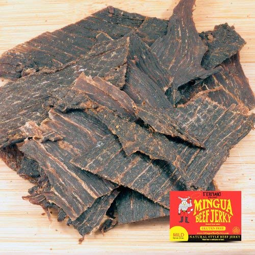 Mingua Teriyaki Beef Jerky Four 3.5 Oz Packages