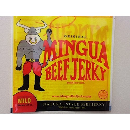 Mingua Sampler Beef Jerky 4 Pack - Bbq, Mild, Hot And Cajun Style