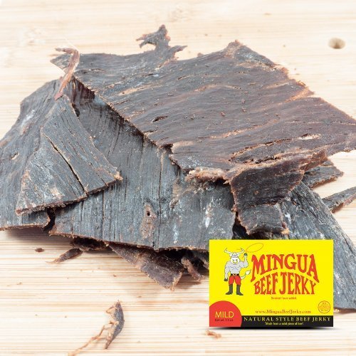 Mingua Sampler Beef Jerky 4 Pack - Bbq, Mild, Hot And Cajun Style