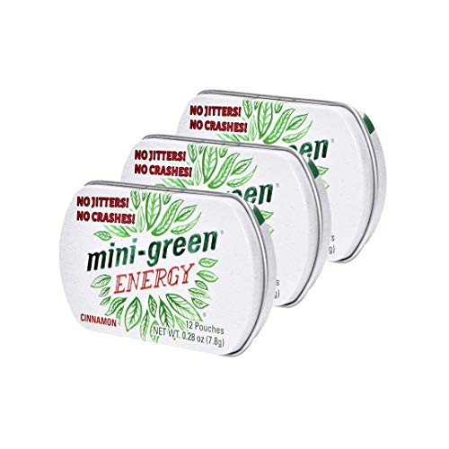 Mini-Green Energy Natural, Organic Energy Boost Pouches, Cinnamo
