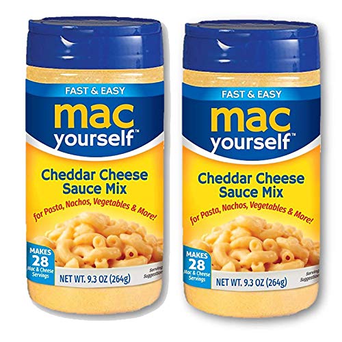 Mac Yourself Cheddar Cheese Sauce Mix 9.3 Oz - 2 Pack