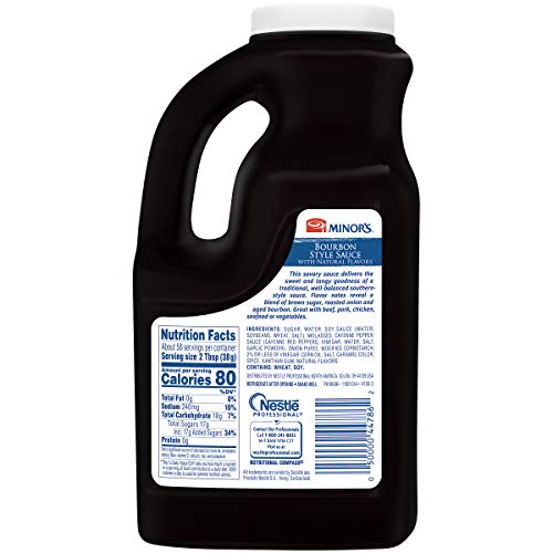 Minors Bbq Sauce, Bourbon Style Sauce, Savory Southern Blend Of