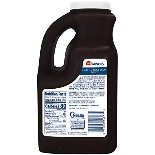 Minors Sweet And Spicy Plum Sauce And Marinade, Wasabi Soy Flav
