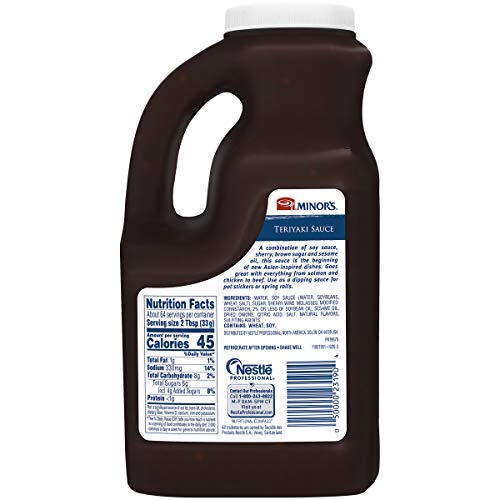 Minors Teriyaki And Stir Fry Sauce, Bbq Sauce And Marinade, 4 L