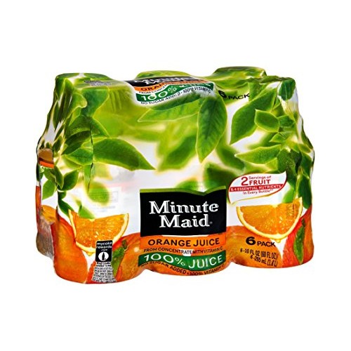 Minute Maid Juices To Go 100% Juice Orange 10 Oz - 4 Pack