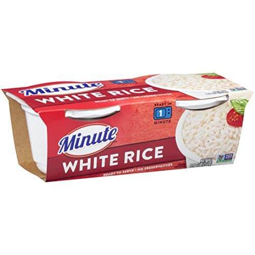 Minute Ready To Serve White Rice, Gluten Free, Non-Gmo, No Prese