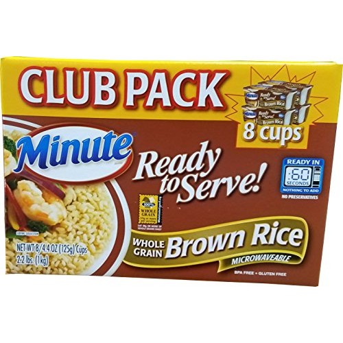 Minute Brown Rice Cup 8 X 4.4 Oz Cups, 35.2 Ounce