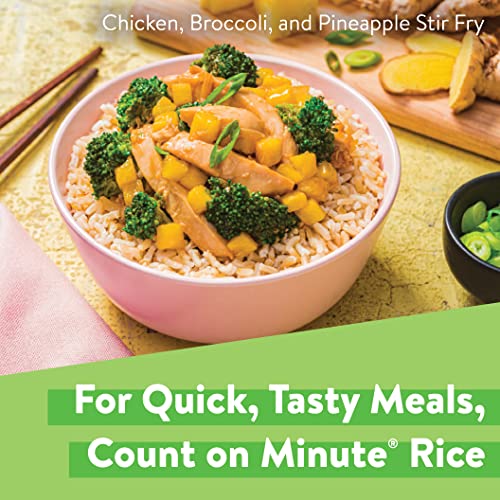 Minute Brown Rice, Instant Brown Rice For Quick Meals, 14-Ounce Box