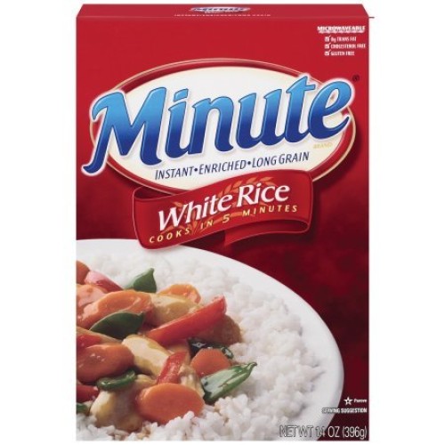 Minute Instant Enriched Long Grain, White Rice, 14 Oz Pack Of 2
