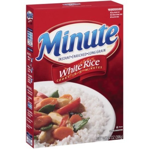 Minute Instant Enriched Long Grain, White Rice, 14 Oz Pack Of 2