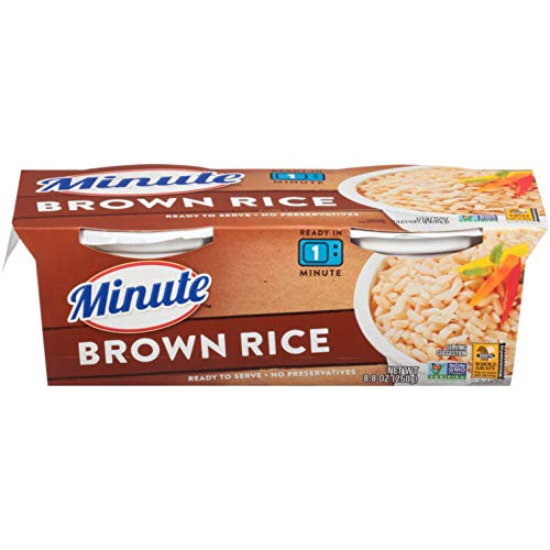 Minute Ready To Serve Brown Rice, 2 Count Of 4.4 Oz Packs 8.8 Oz