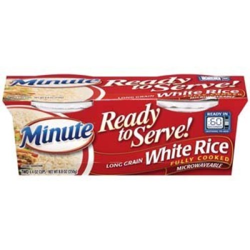 Minute Ready To Serve Long Grain White Rice 2 - 4.4 Oz Cups Pac