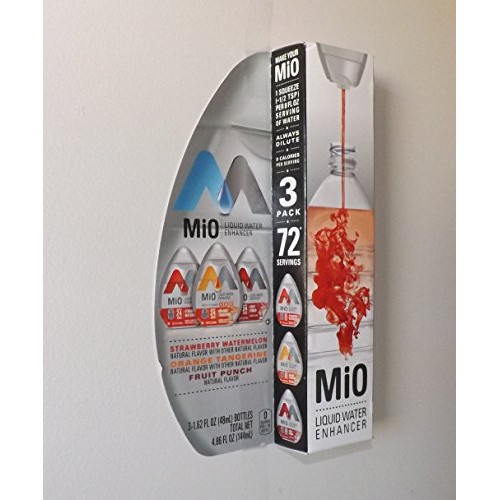 Mio Liquid Water Enhancer, Strawberry Watermelon, Fruit Punch An