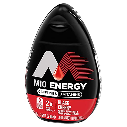 Mio Energy Black Cherry Liquid Water Enhancer, 1.62 Ozpack Of 4