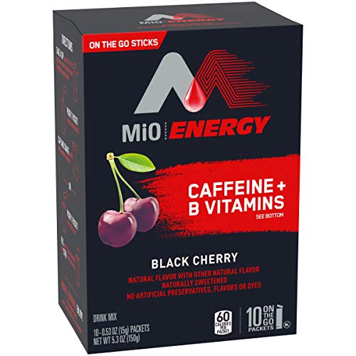 MiO Energy Black Cherry Drink Mix 10 On-the-Go Packets