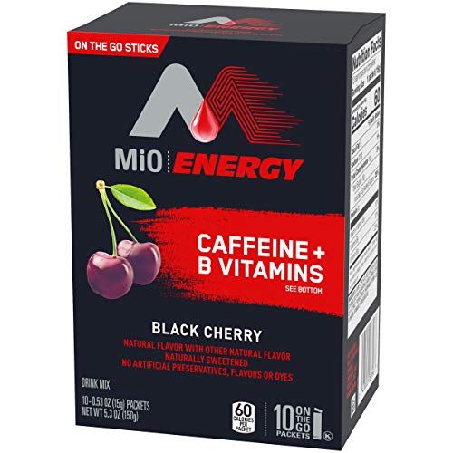 MiO Energy Black Cherry Drink Mix 10 On-the-Go Packets