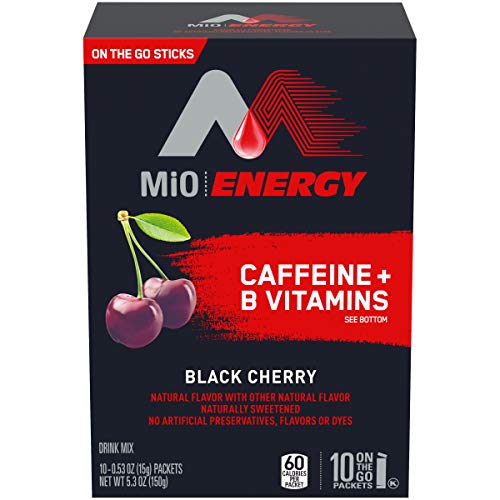 MiO Energy Black Cherry Drink Mix 10 On-the-Go Packets