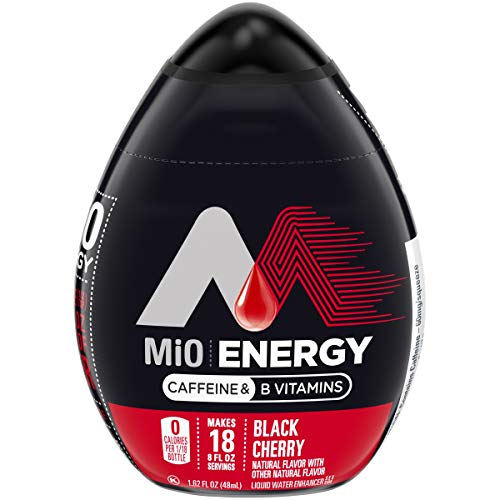 Mio Energy Black Cherry Liquid Water Enhancer, Caffeinated, 1.62