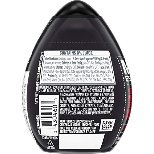 Mio Energy Black Cherry Liquid Water Enhancer, Caffeinated, 1.62