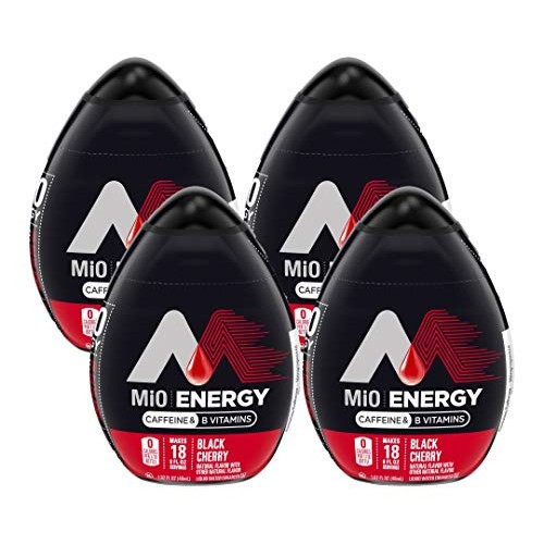 Mio Energy Black Cherry Liquid Water Enhancer, Caffeinated, 1.62