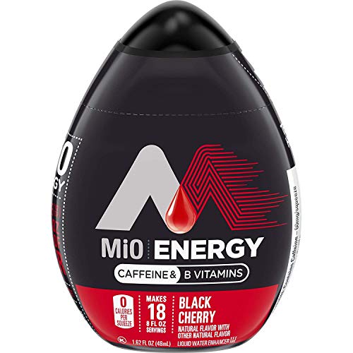 Mio Energy Black Cherry Liquid Water Enhancer, Caffeinated, 1.62