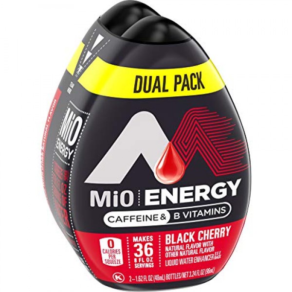 Mio Energy Black Cherry Liquid Water Flavoring Enhancer, Each 2