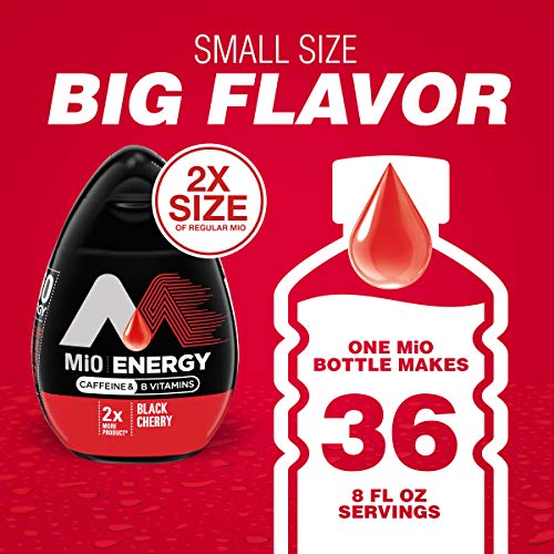 Mio Energy Black Cherry Naturally Flavored Liquid Water Enhancer