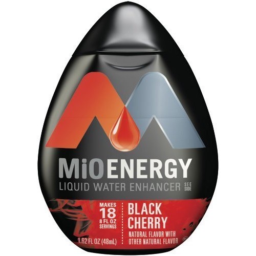 Mio Energy Liquid Water Enhancer, Black Cherry, 1.62 Ounce Pack