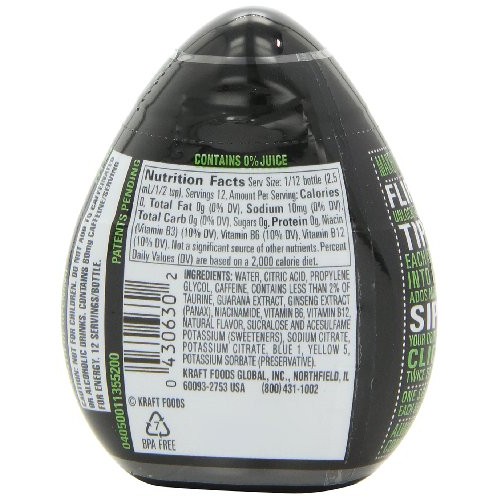 Mio Energy Liquid Water Enhancer, Green Thunder, 1.08 Ounce Pac