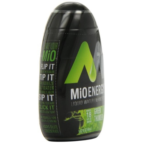 Mio Energy Liquid Water Enhancer, Green Thunder, 1.62 Ounce Pac