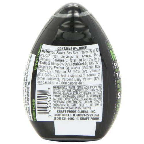 Mio Energy Liquid Water Enhancer, Green Thunder, 1.62 Ounce Pac